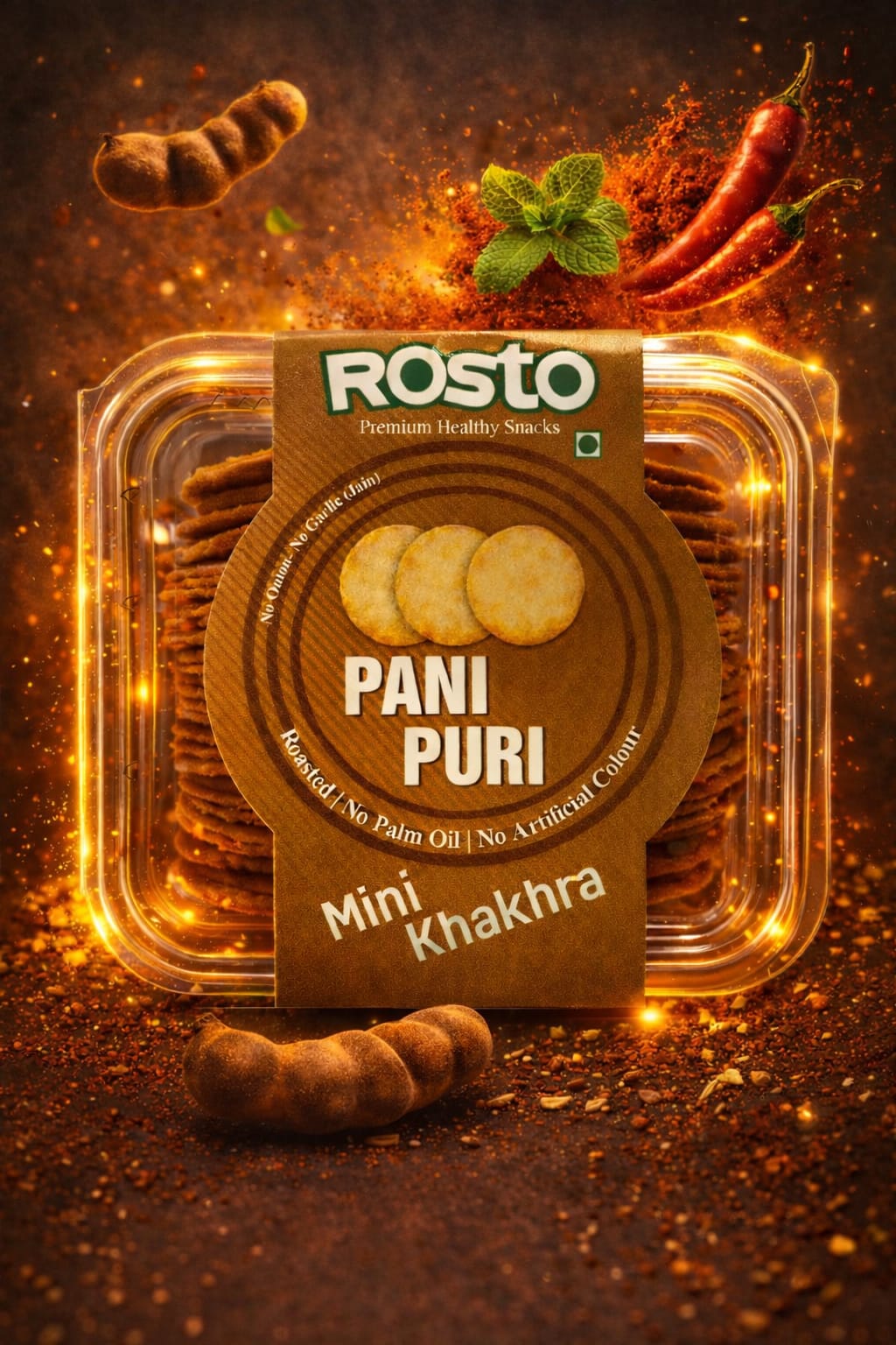 Pani Puri Mini Khakhra